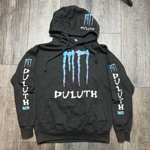 Unbranded Men's Black and Grey Hoodie